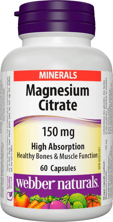 WEBR MAG CIT 150mg CAP 60s [60 ea]
