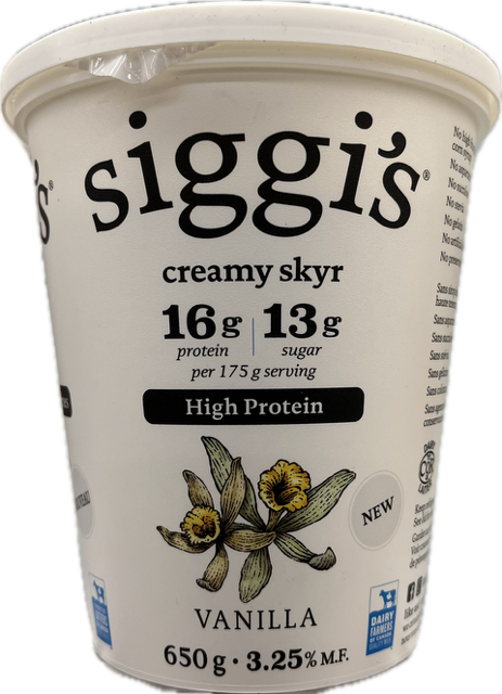 SIGGIS VANILLA 3.6% YOGURT [650 g]