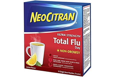 NEO CITRAN ULTRA STR FLU LEMON [10 PK]