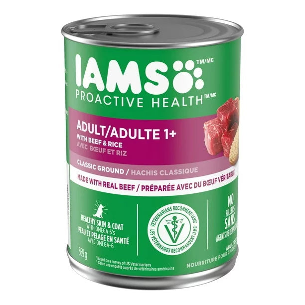 IAMS PRO ACTIVE BEEF & RICE [369 g]