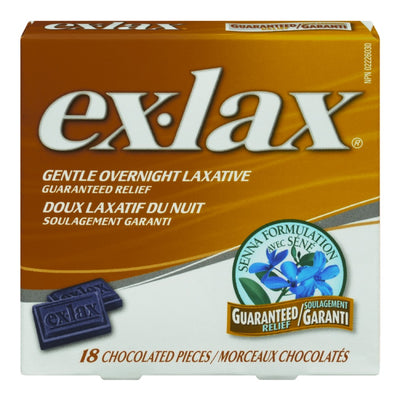 EX-LAX 18 PIECES [18 ea]