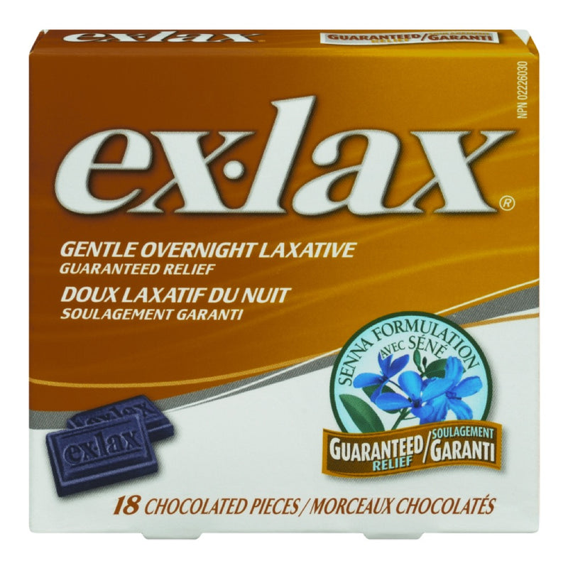 EX-LAX 18 PIECES [18 ea]