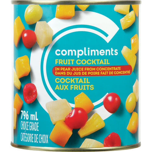 COMP FRUIT COCKTAIL IN PEAR JU [796 ml]