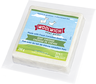 WOOLWICH GOAT CHEDDAR CHEESE [200 g]