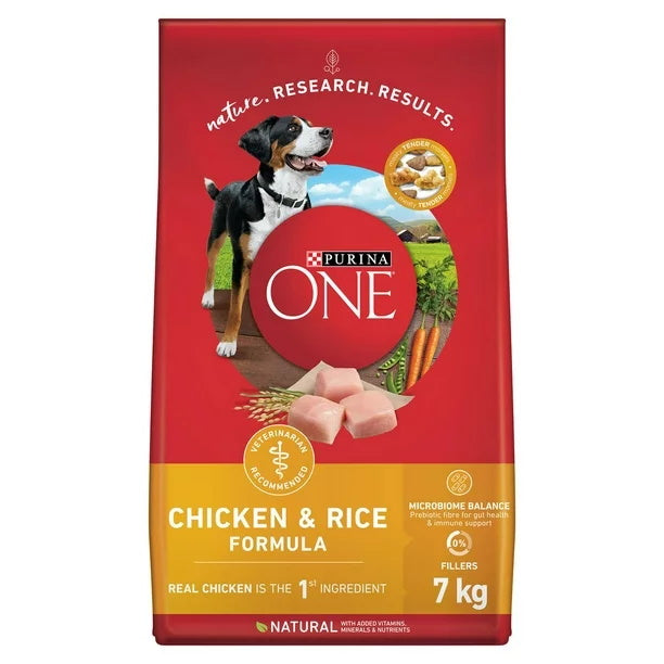 PURINA ONE CHICKN RICE DOG 7kg