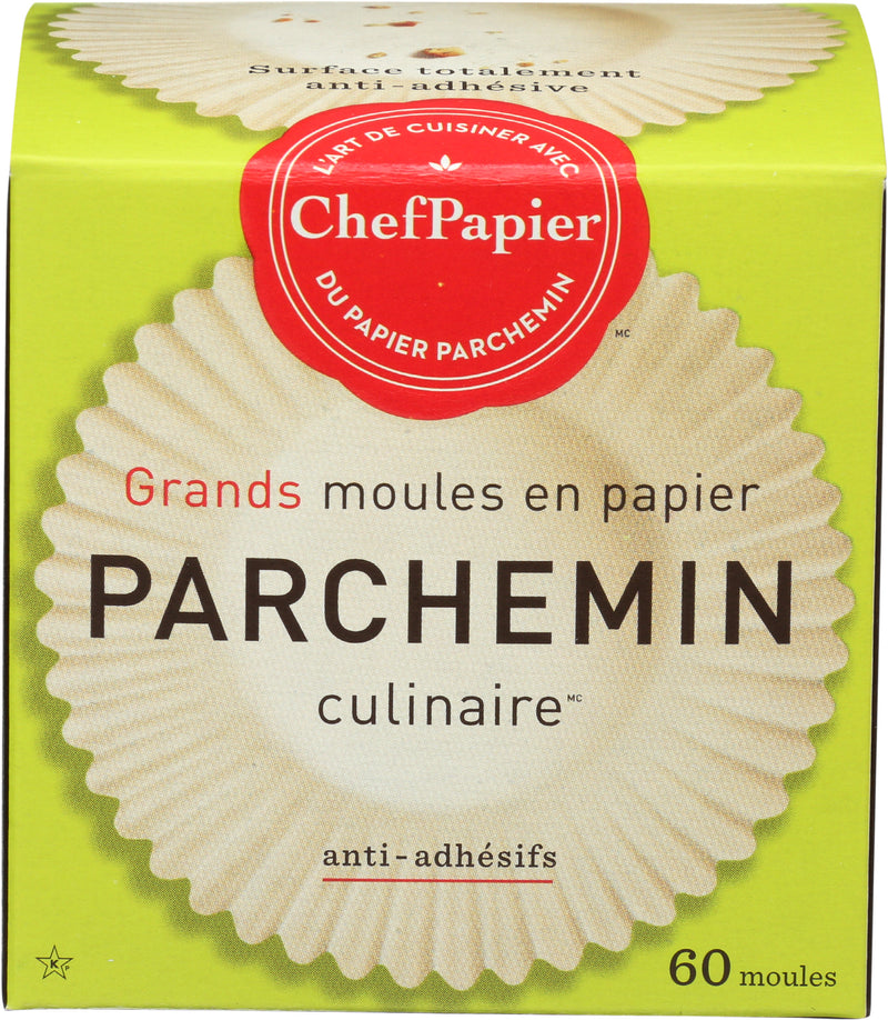 PAPERCHF BAKING CUPS LRG 60s [60 ea]