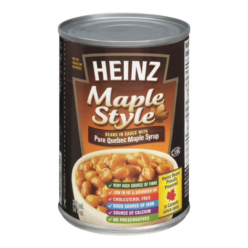 HEINZ BEANS MAPLE SYRUP [398 ml]