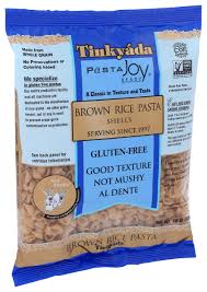 TINKYDA BRWN RICE PASTA SHELLS [454 GM]