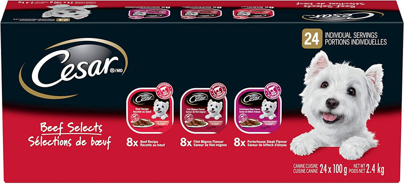 CESAR DOG FOOD BEF FL PRT ST [24 kg]