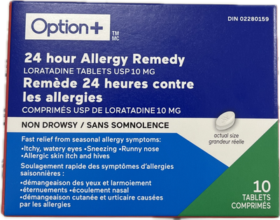 OPTN+ 24HR ALLERGY NON DRWSY [10 ea]