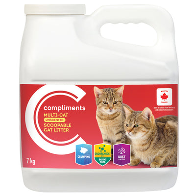 COMP LITTER SCOOPABLE MULTICAT