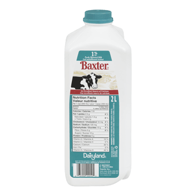 BAXTER 1% PART SKIMMED MILK [2 LT]
