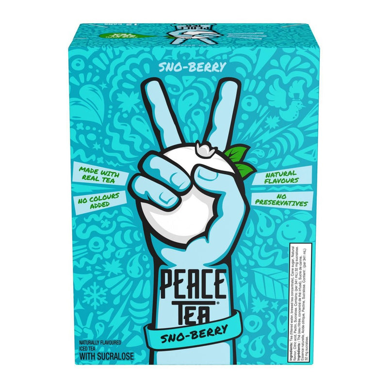 PEACE TEA SNO-BERRY 12x341ml [12 pkg]
