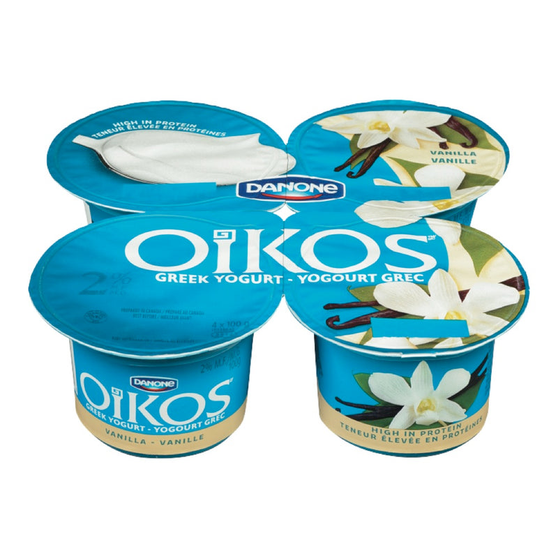 DANONE OIKOS VANILLA 4X100G [4 ea]