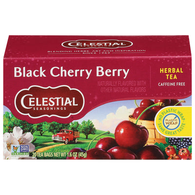 CELESTIAL TEA BLK CHERRY BRY [20 BG]