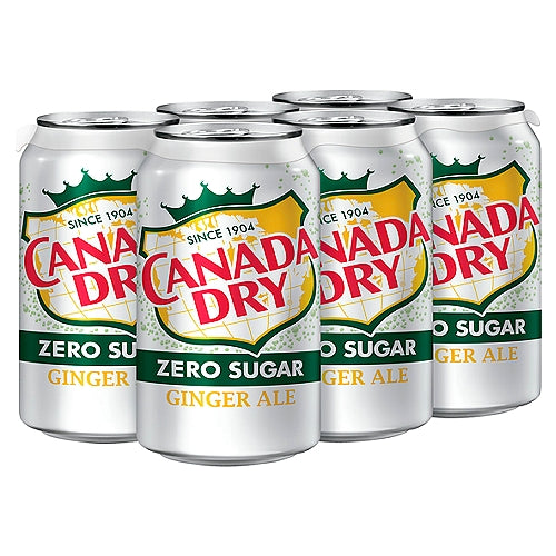 CAN DRY GINGERALE ZERO SLEEK [6 ea]
