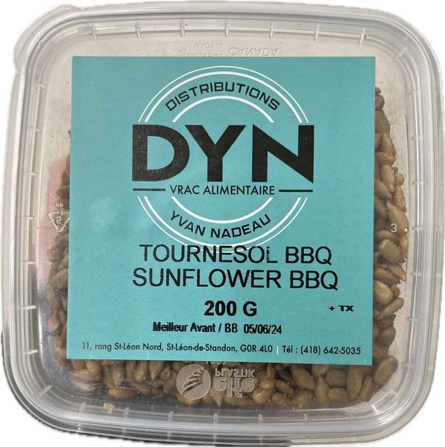 DYN BBQ SUNFLOWER SEEDS 200g
