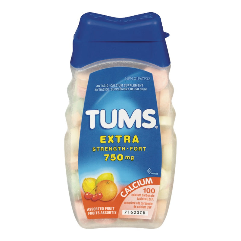 TUMS ANTACID XSTR FRUIT [100 ea]