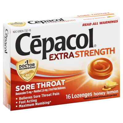 CEPACOL EXTR STNGTH HNY-LMN [16 ea]