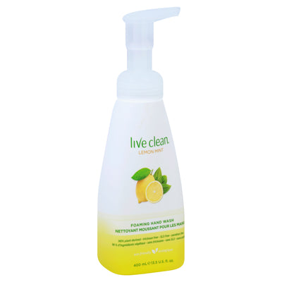 LIVE CLN HAND WASH LEMON MINT [400 ml]