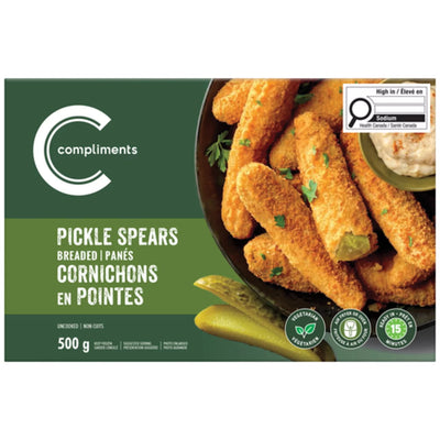COMP BREADED PICKLE SPEARS [500 g]