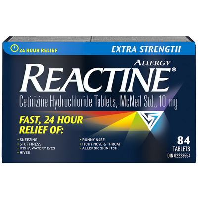 REACTINE 10MG 84S [84 ea]