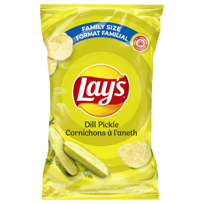 LAYS FAM SZ DILL PICKLE 220g