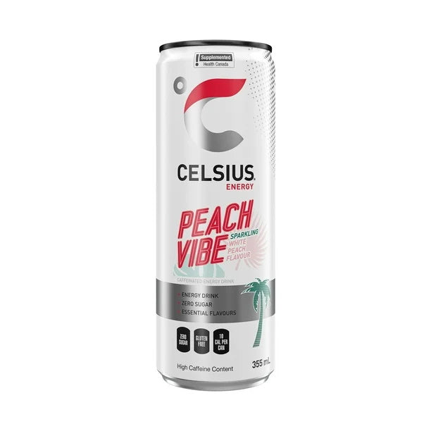 CELSIAS SPRK PEACH VIBE ENERGY [355 ml]