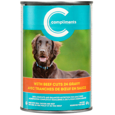 COMP DOG FOOD BEEF CUT GRAVY