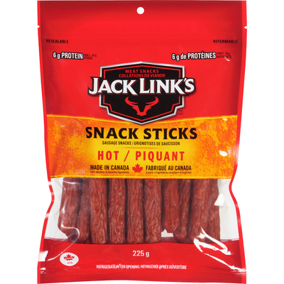 JACK LINK SNACKSTICKS HOT [225 g]
