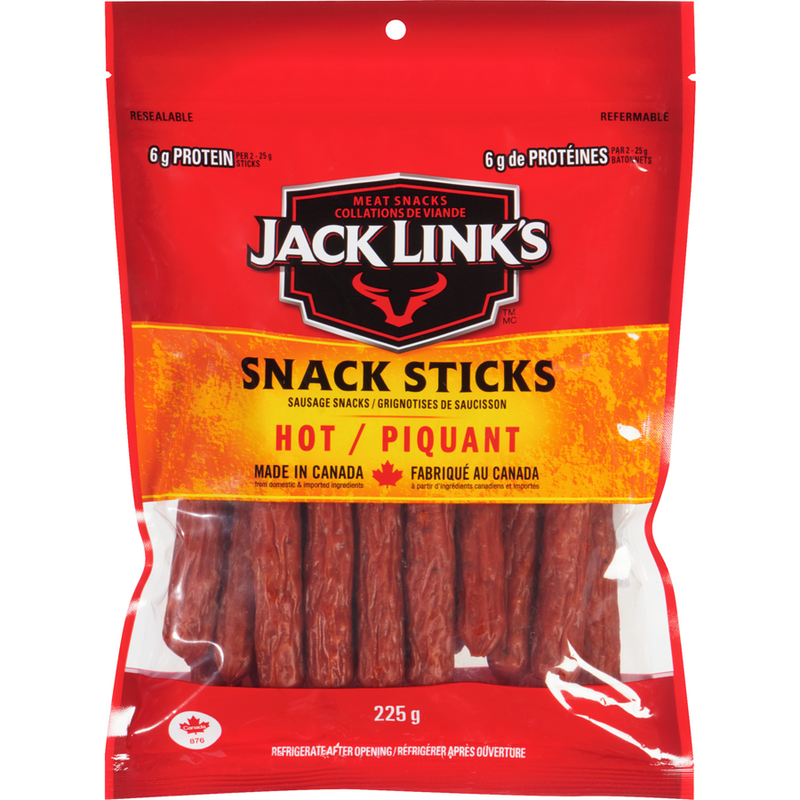 JACK LINK SNACKSTICKS HOT [225 g]