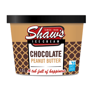 SHAWS CHOCO PNT BTR ICE CRM [1.5 l]