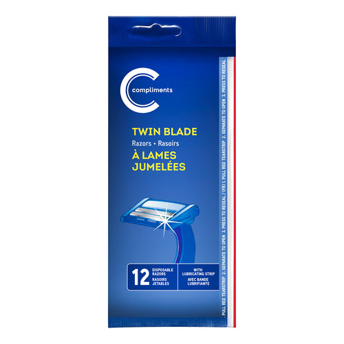COMP MENS TWIN BLD RAZORS 12pk [12 ea]
