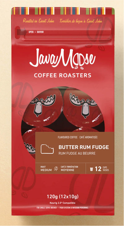 JAVA MOOSE K-CUP BUTTER RUM FU [120 g]