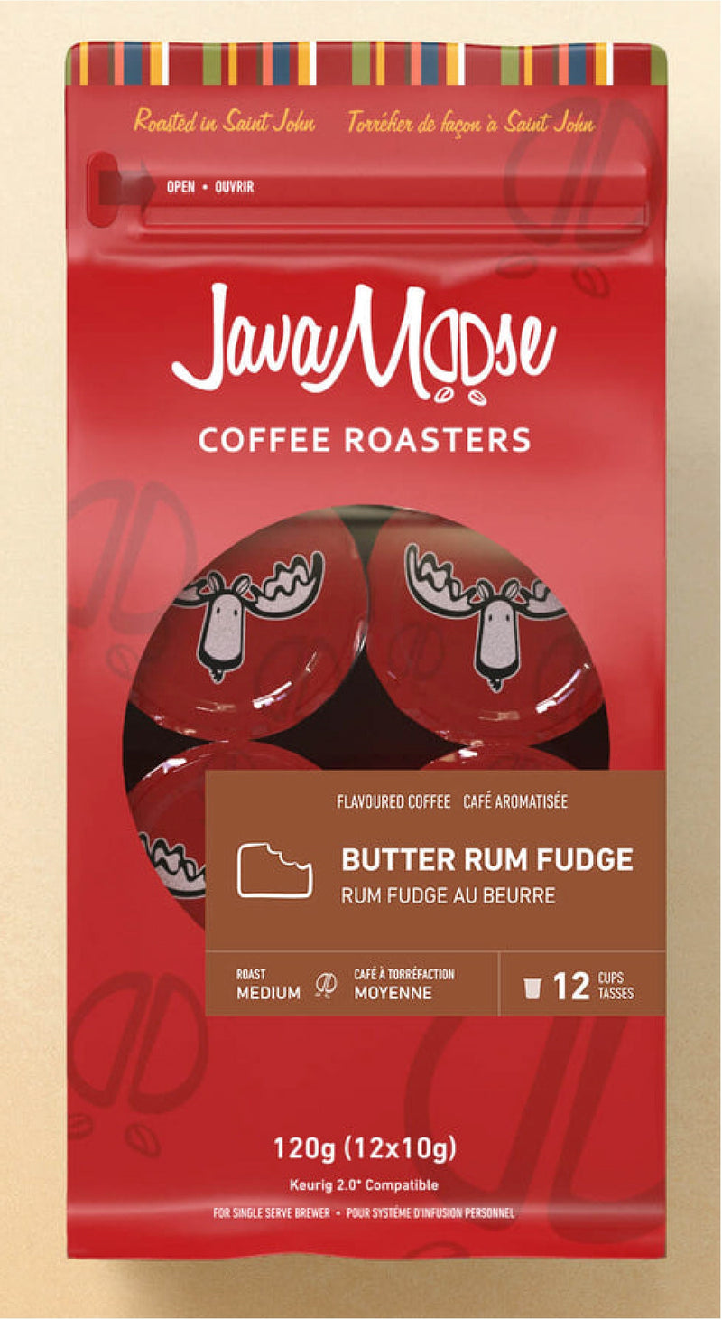 JAVA MOOSE K-CUP BUTTER RUM FU [120 g]