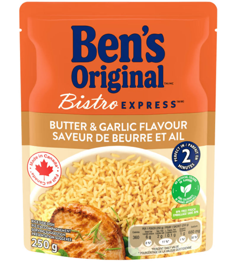 BENS B/EXP RICE BUTR & GARLIC [250 g]