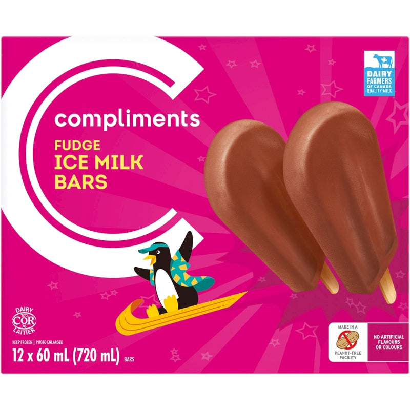 COMPLIMENTS FUDGE BARS 12pk [12 ea]