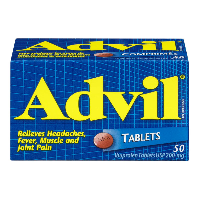 ADVIL 50S TABLETS 200MG [50 TAB]