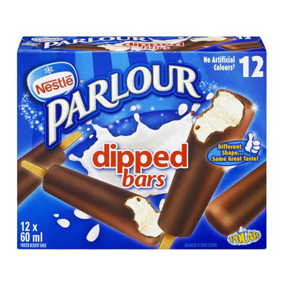 PARLOR DIPPED ICE CRM BARS [12 ea]
