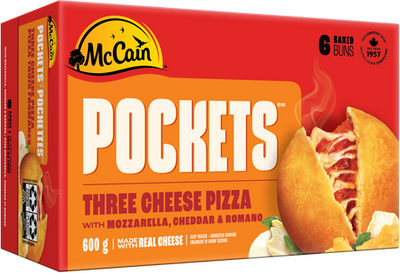 MC PIZZA POCKET 3 CHEESE 600G