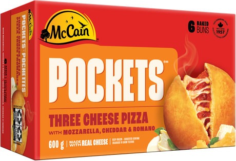 MC PIZZA POCKET 3 CHEESE 600G