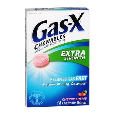 EXTRA STRENGTH GAS-X TAB CHRRY [18 TB]