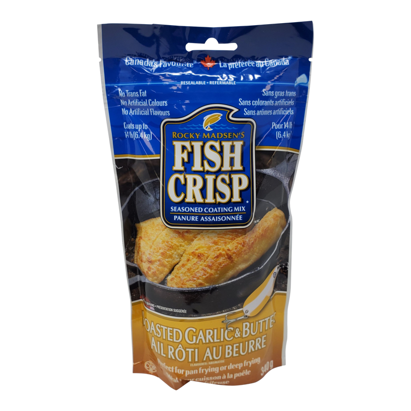 FISH CRISP ROASTED GARLIC & BU [340 g]
