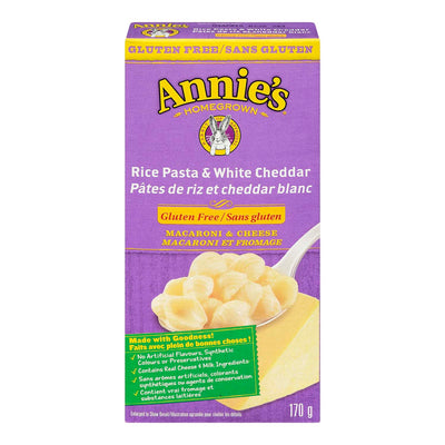 ANNIES RICE PASTA & WHITE CHED [170 g]