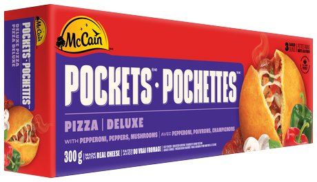 MCCAIN DELUXE PIZZA POCKET 3PK [300 g]