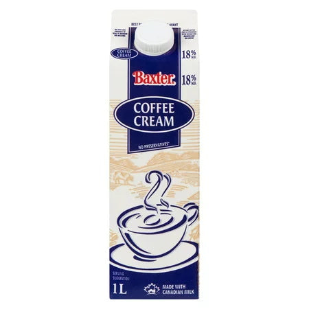 BAXTER COFFEE CREAM 1LT