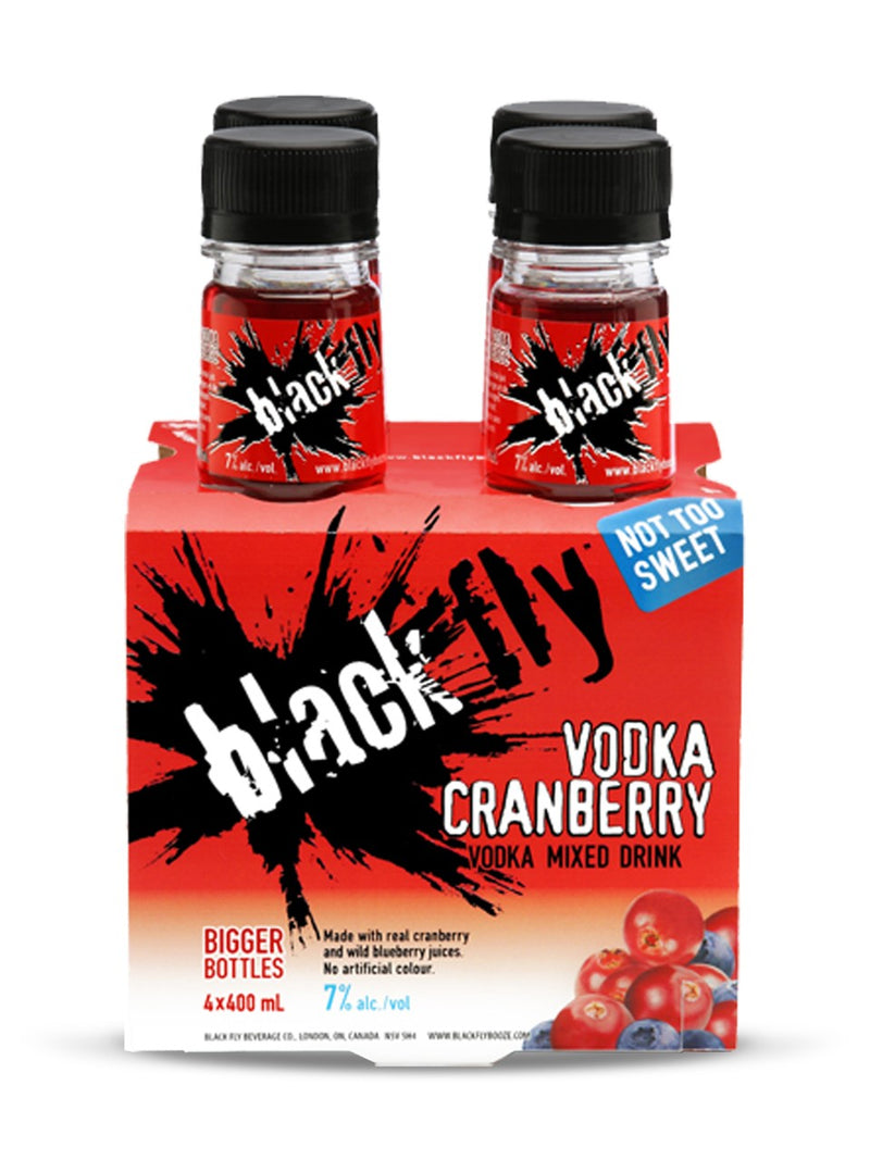 BLACK FLY CRAN BLUBRY 4x400ml [4 pkg]