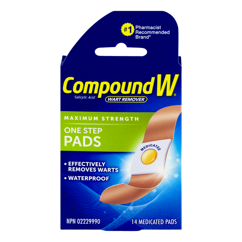 COMPOUND W ONE STEP PADS [14 PAD]