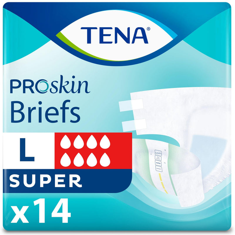 TENA BRIEFS LARGE [14 pkg]