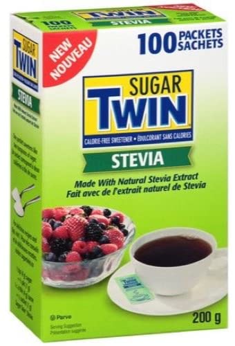 SUGAR TWIN STEVIA PACKETS 100C [80 g]